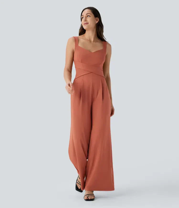 ColaSuit™ X | Robe décontractée sans dos avec poches latérales et taille croisée
