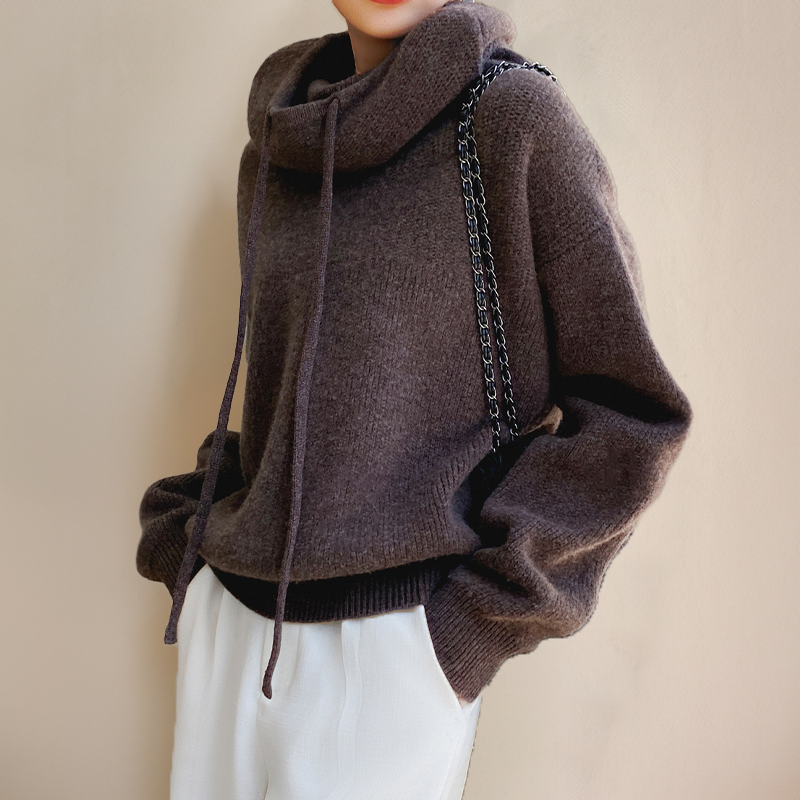 Charlotte™ | Pull col roulé en laine mérinos