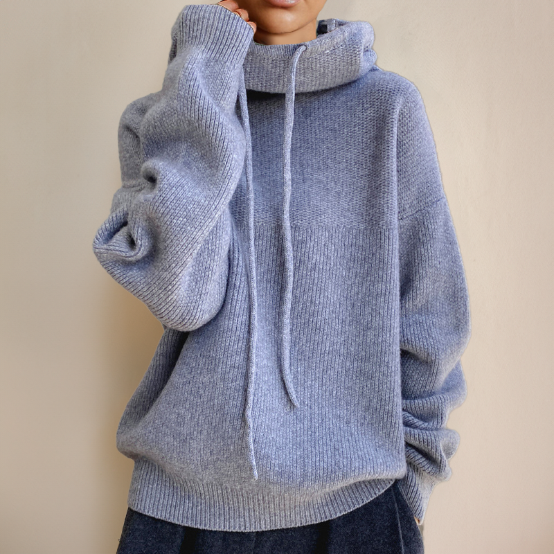 Charlotte™ | Pull col roulé en laine mérinos